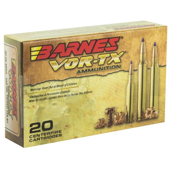 Picture of BARNES 30-06 168GR TTSX BT VOR-TX, 20RD BOX