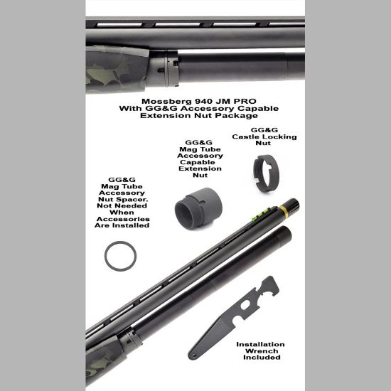 Picture of GG&G MOSSBERG 940 JM PRO REPLACEMENT MAG TUBE EXTENSION NUT, ACCESSORY CAPABLE