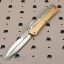 Picture of MICROTECH GLYKON D/E OTF AUTOMATIC KNIFE, TAN, 3.75 INCH, STONEWASH, 184-10TA