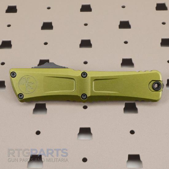 Picture of MICROTECH COMBAT TROODON GEN III D/E OTF AUTOMATIC KNIFE, OD GREEN, 4 INCH, PARTIALLY SERRATED, 1142-2OD