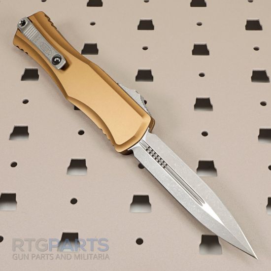 Picture of MICROTECH HERA II D/E OTF AUTOMATIC KNIFE, TAN, 4 INCH, APOCALYPTIC, 1702-10APTA