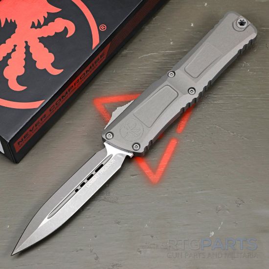 Picture of MICROTECH COMBAT TROODON GEN III D/E OTF AUTOMATIC KNIFE, NATURAL CLEAR, 4 INCH, APOCALYPTIC, 1142-10APNC