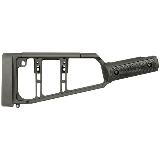 Midwest Industries, Lever Stock, Straight Grip, Fits Rossi, Straight Grip Lever Action Rifles, Anodized Finish, Black, 812102034421, MI-LS-RPG, MI, RTG Parts