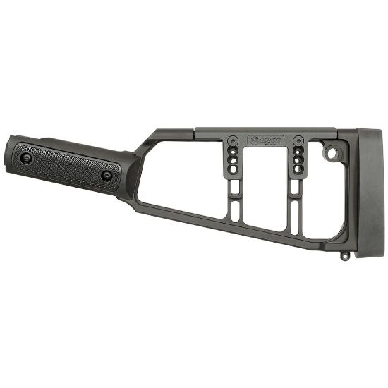 Midwest Industries, Lever Stock, Straight Grip, Fits Rossi, Straight Grip Lever Action Rifles, Anodized Finish, Black, 812102034421, MI-LS-RPG, MI, RTG Parts