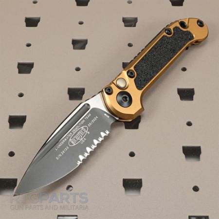 Picture of MICROTECH LUDT GEN III AUTO KNIFE, S/E, TAN, 3.5 INCH, BLACK SERRATED, 1135-2TA