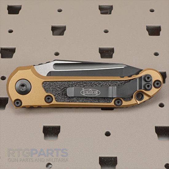 Picture of MICROTECH LUDT GEN III AUTO KNIFE, T/E, TAN, 3.5 INCH, BLACK SERRATED, 1136-2TA