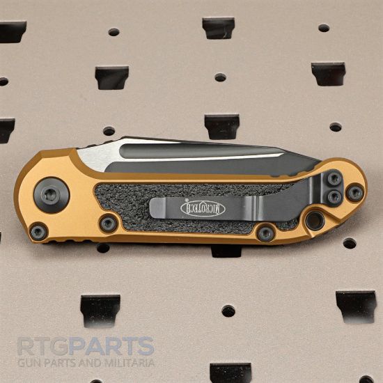 Picture of MICROTECH LUDT GEN III AUTO KNIFE, T/E, TAN, 3.5 INCH, BLACK, FULL SERRATIONS, 1136-3TA