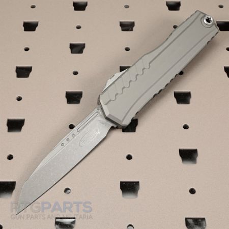 Picture of MICROTECH CYPHER II S/E OTF AUTOMATIC KNIFE, NATURAL CLEAR, 3.5 INCH WHARNCLIFFE, APOCALYPTIC, 1241-10APNC