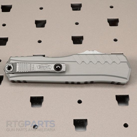 Picture of MICROTECH CYPHER II S/E OTF AUTOMATIC KNIFE, NATURAL CLEAR, 3.5 INCH WHARNCLIFFE, APOCALYPTIC, 1241-10APNC