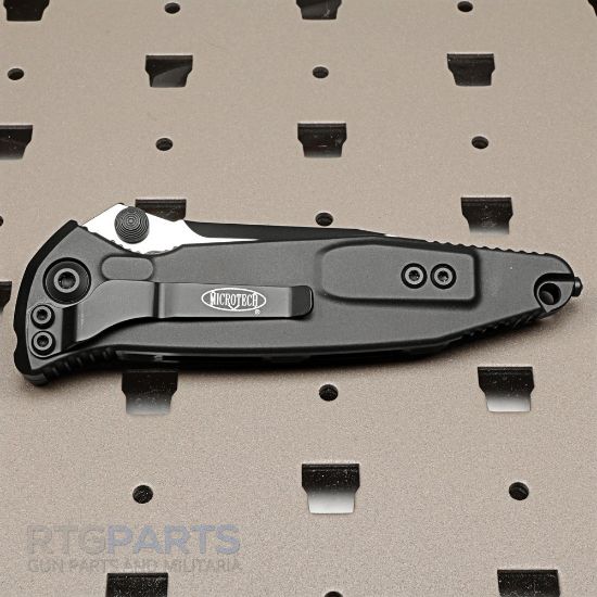 Picture of MICROTECH SOCOM ELITE S/E MANUAL FOLDING KNIFE, BLACK, 4 INCH, SERRATED, 160-2T