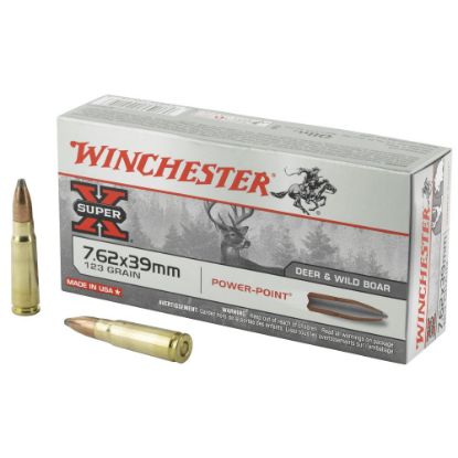 Picture of WINCHESTER SUPER-X 7.62x39MM 123GR POWER POINT, 20RD BOX