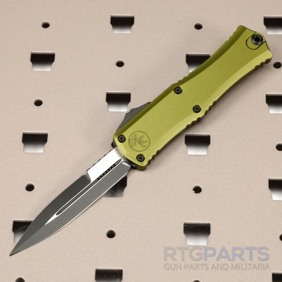 Picture of MICROTECH HERA II MINI D/E BAYONET OTF, AUTOMATIC KNIFE, OD GREEN, 3 INCH, STANDARD, 1701M-1OD