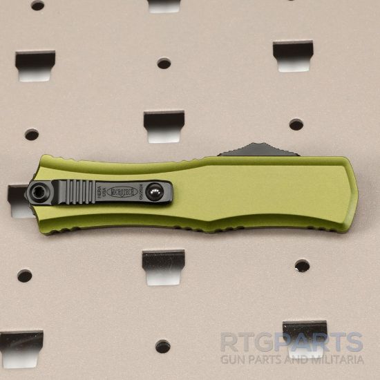 Picture of MICROTECH HERA II MINI D/E BAYONET OTF, AUTOMATIC KNIFE, OD GREEN, 3 INCH, STANDARD, 1701M-1OD