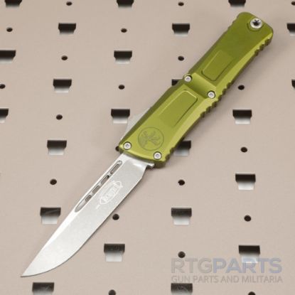 Picture of MICROTECH COMBAT TROODON GEN III S/E OTF AUTOMATIC KNIFE, OD GREEN, 4 INCH, APOCALYPTIC, 1143-10APOD