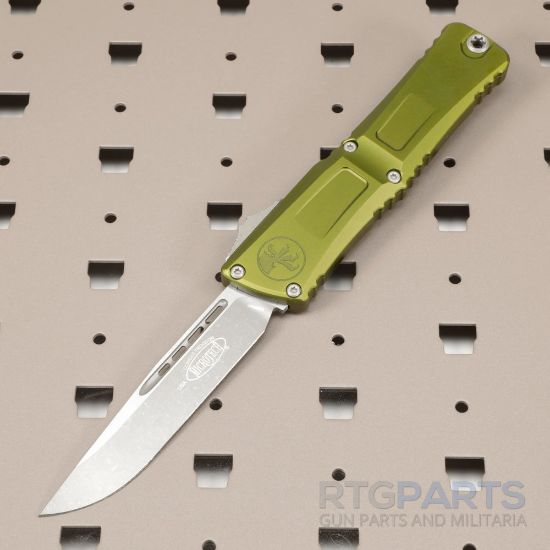 Picture of MICROTECH COMBAT TROODON GEN III S/E OTF AUTOMATIC KNIFE, OD GREEN, 4 INCH, APOCALYPTIC, 1143-10APOD