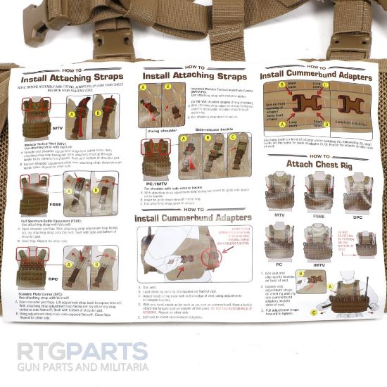 Picture of USMC 8-MAGAZINE COYOTE CHEST RIG, NEW