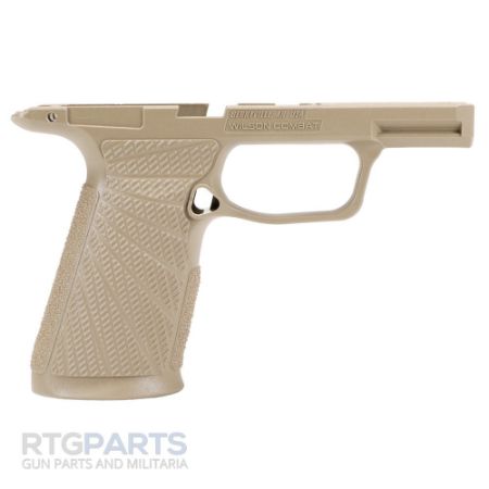 Picture of WILSON COMBAT GRIP MODULE, FITS SIG P365 XMACRO, W/ SHORT P365 LIGHT RAIL, TAN
