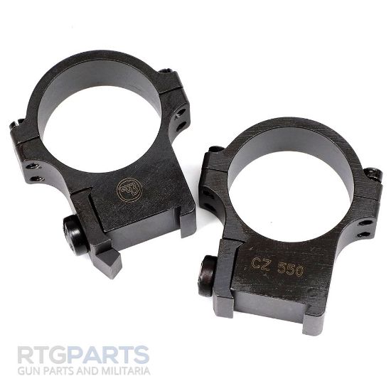 Picture of CZ 550 30MM STEEL RINGS NEW