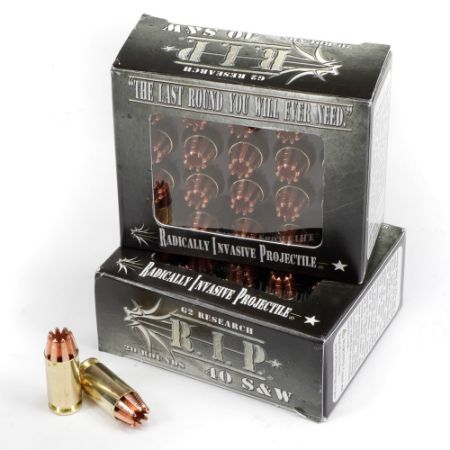 Picture of G2 RESEARCH RIP 40S&W 115GR SOLID COPPER HOLLOW POINT,  20RD BOX