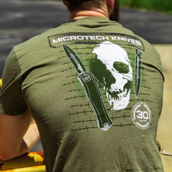 Picture of MICROTECH 30TH YEAR ANNIVERSARY GREEN T-SHIRT, XL