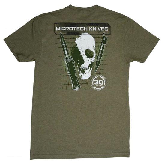 Picture of MICROTECH 30TH YEAR ANNIVERSARY GREEN T-SHIRT, SMALL