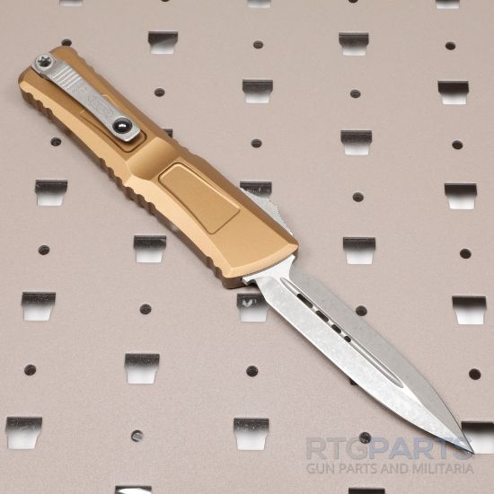 Picture of MICROTECH COMBAT TROODON GEN III D/E OTF AUTOMATIC KNIFE, TAN, 4 INCH, APOCALYPTIC, 1142-10APTA