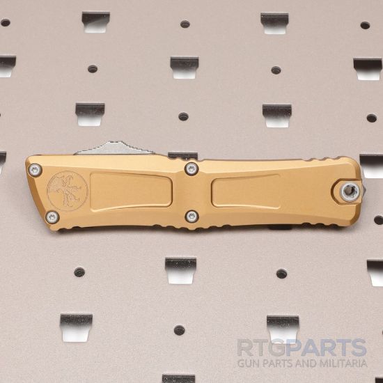 Picture of MICROTECH COMBAT TROODON GEN III D/E OTF AUTOMATIC KNIFE, TAN, 4 INCH, APOCALYPTIC, 1142-10APTA