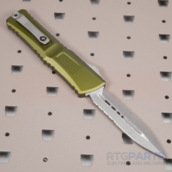 Picture of MICROTECH COMBAT TROODON GEN III D/E OTF AUTOMATIC KNIFE, OD GREEN, 4 INCH, APOCALYPTIC, P/S, 1142-11APOD