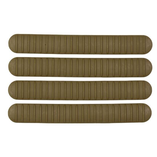 Picture of B5 SYSTEMS M-LOK RAIL COVERS, 4-PACK, COYOTE BROWN