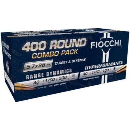Picture of 400RD COMBO PACK OF FIOCCHI 5.7X28, 40GR TARGET & 40GR DEFENSE