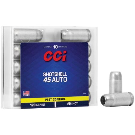 Picture of CCI SHOTSHELL 45ACP 120GR #9 SHOT SIZE, 10RD BOX