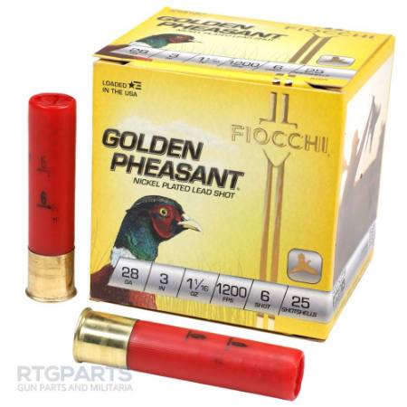 Picture of FIOCCHI GOLDEN PHEASANT 28GA 3" 1 1/16OZ #6, 25RD BOX