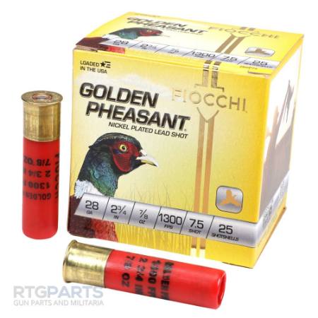 Picture of FIOCCHI GOLDEN PHEASANT 28GA 2.75" 7/8 OZ #7.5, 25RD BOX