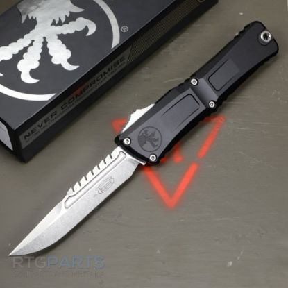 Picture of MICROTECH COMBAT TROODON INTERCEPTOR GEN III, OTF, STONEWASH, 4 INCH, 1217-10S