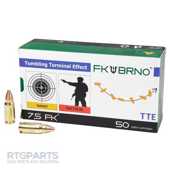 Picture of FK BRNO F7 7.5 FK AMMO, 101GR LEAD FREE SPOON TIP, 50RD BOX