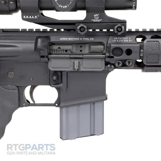 Picture of D&H AR15 STRAIGHT 20RD 5.56 MAGAZINE, ANODIZED FINISH, GREEN FOLLOWER, GRAY