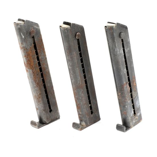 Picture of 3-PACK OF RUSTY SWEDISH M40 LAHTI 9MM 8RD MAGAZINES
