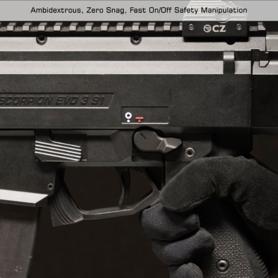 Picture of UTG SAFETY SELECTORS, FOR CZ SCORPION EVO 3, BLACK