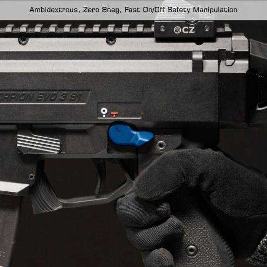 Picture of UTG SAFETY SELECTORS, FOR CZ SCORPION EVO 3, BLUE