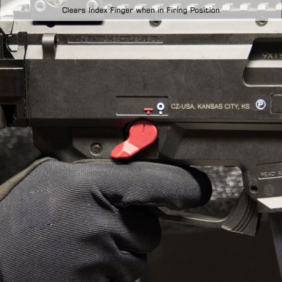 Picture of UTG SAFETY SELECTORS, FOR CZ SCORPION EVO 3, RED