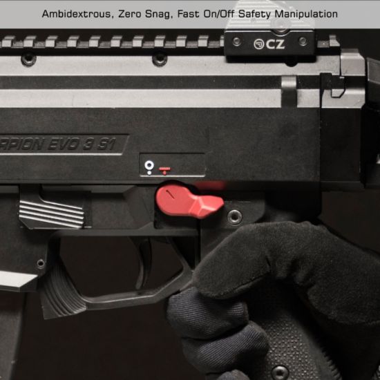 Picture of UTG SAFETY SELECTORS, FOR CZ SCORPION EVO 3, RED