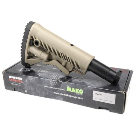 Picture of NOS SAIGA FOLDING COLLAPSIBLE BUTTSTOCK, FAB DEFENSE, FDE