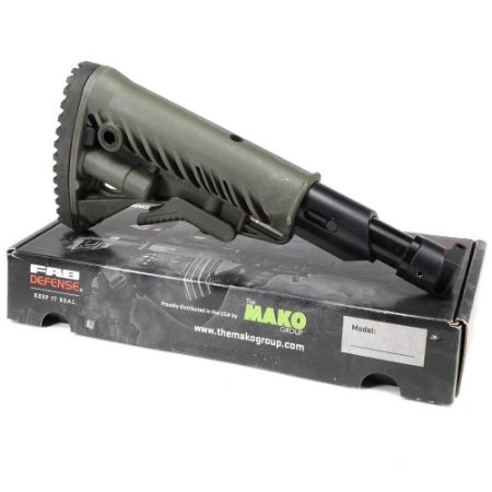 Picture of NOS SAIGA SHOCK ABSORBING FOLDING COLLAPSIBLE BUTTSTOCK, FAB DEFENSE, OD