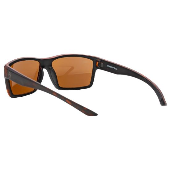 Picture of MAGPUL INDUSTRIES POLARIZED EXPLORER EYEWEAR, TORTOISE FRAME, BRONZE LENS / BLUE MIRROR
