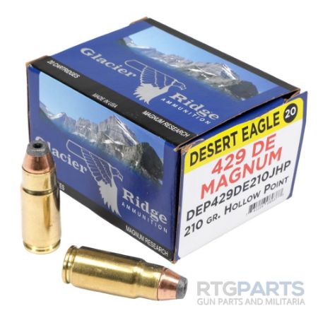 Picture of GLACIER RIDGE 429 DE MAGNUM AMMO, 240 GRAIN JACKETED HOLLOW POINT, 20 ROUNDS