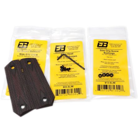 Picture of ED BROWN SLIM G10 DIAMOND BLACK CHERRY SLIM GRIP KIT, INCLUDES SLIM BUSHINGS AND SCREWS