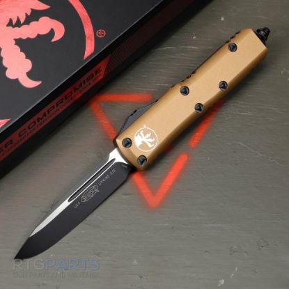 Picture of MICROTECH UTX-85 S/E OTF AUTOMATIC KNIFE, TAN, 3.125 INCH, 231-1TA