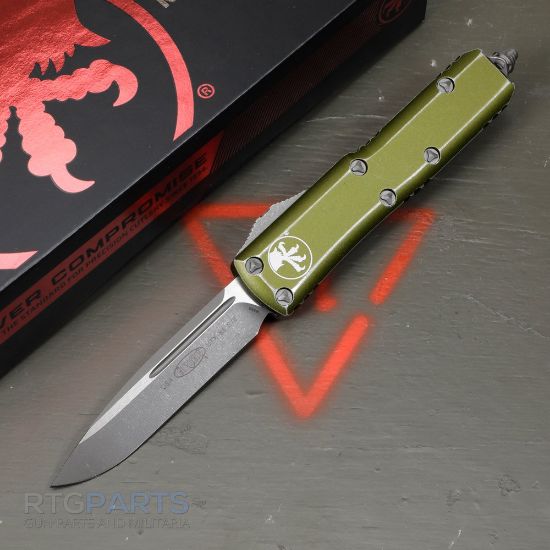 Picture of MICROTECH UTX-85 S/E OTF AUTOMATIC KNIFE, DISTRESSED ODG, 3.125 INCH, APOCALYPTIC, 231-10DOD