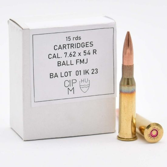 Picture of AMMO INC 7.62X54R BRASS CASED 170GR FMJ M30 BALL, 150RD CAN