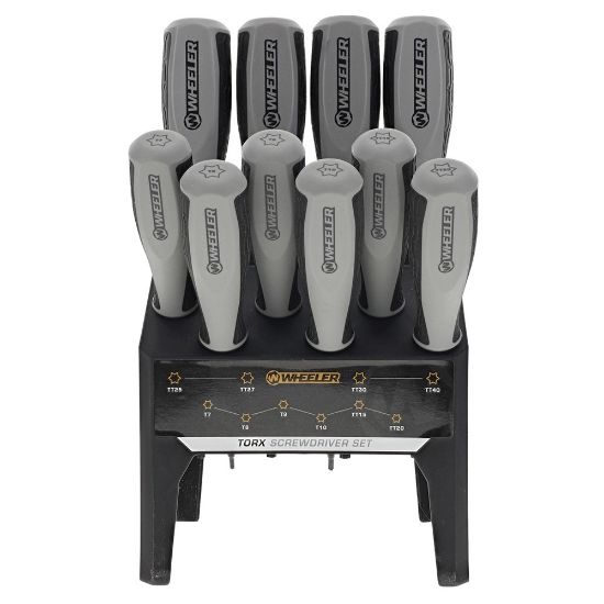 Picture of WHEELER 10 PIECE TORX BENCHTOP SCREWDRIVER SET